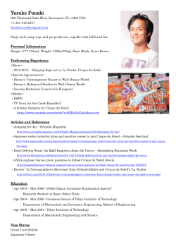 Yusuke Funaki`s Website