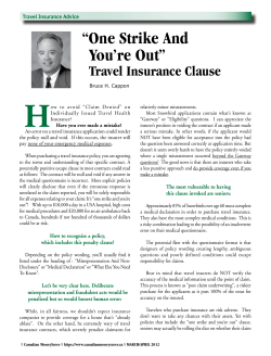 One Strike And You`re Out