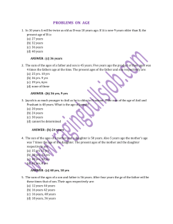 problems on age - Raging Bull Jobs