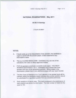 NATIONAL EXAMINATIONS