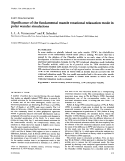 Significance of the fundamental mantle rotational relaxation mode in