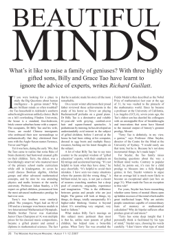 What`s it like to raise a family of geniuses? With three highly gifted