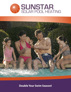 Double Your Swim Season! - SunStar Solar Pool Heating