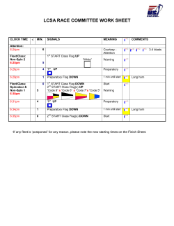 Race Committee Guide - Broad Bay Sailing Association