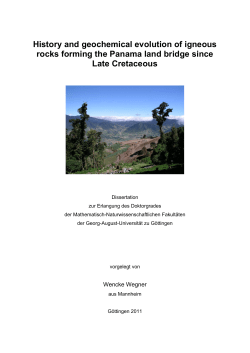 Geochemical evolution of the Panama land bridge since