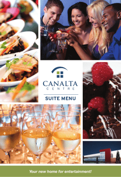 a la carte&hellip; - Canalta Centre