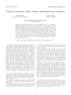 Expect the Unexpected: Ability, Attitude, and Responsiveness to