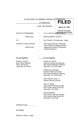 in the court of criminal appeals of tennessee
