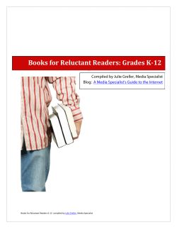 Books for Reluctant Readers: Grades K-12
