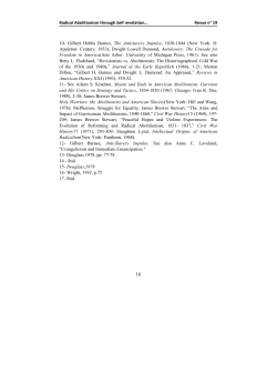 Radical Abolitionism through Self revelation&hellip; Revue n&deg; 19 10