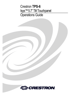 Operations Guide: TPS-6
