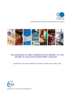 The Granting of Treaty Benefits with respect to the Income of Collective