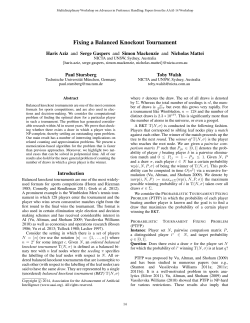 Fixing a Balanced Knockout Tournament