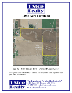 110 &plusmn; Acre Farmland