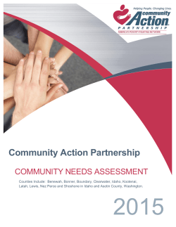 Community Needs Assessment Report