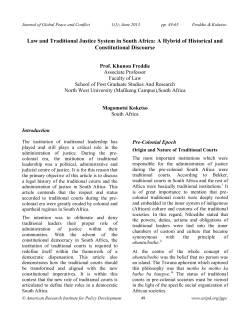 Full Text  - Journal of Global Peace and Conflict