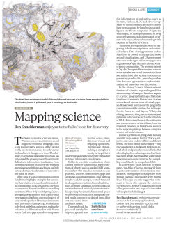 Mapping science - UMD Department of Computer Science
