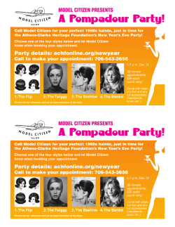 A Pompadour Party! A Pompadour Party! - The Athens