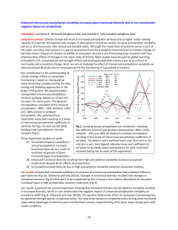 Enhanced interannual precipitation variability increases plant