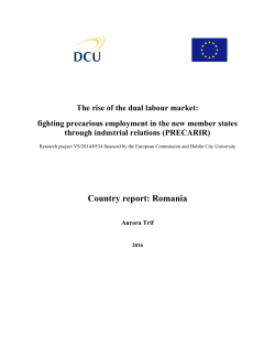 Romania 2016 Report