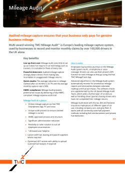 Mileage Audit - Marshall Leasing