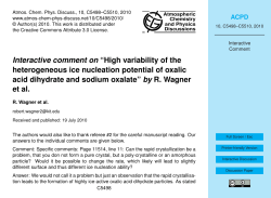 Interactive comment on
