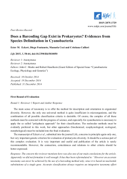 Does a Barcoding Gap Exist in Prokaryotes? Evidences from