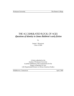 The Accumulated Rock of Ages: Questions of identity in