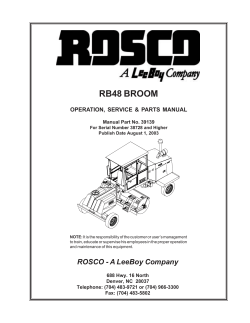 rb48 broom - Stephenson Equipment