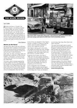 April - Peugeot Car Club of Victoria