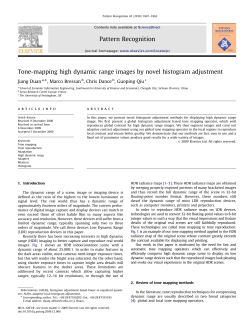 Tone-mapping high dynamic range images by novel histogram