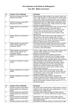 Document - The Federation of All Saints and St