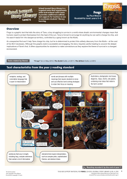 Frogs SJSL TSM - Instructional Series