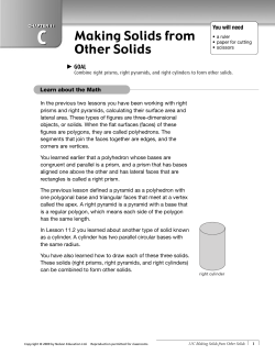 Making Solids from Other Solids