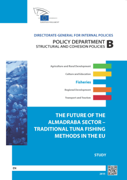 The Future of the Almadraba Sector - European Parliament