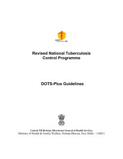 Revised National Tuberculosis Control Programme DOTS