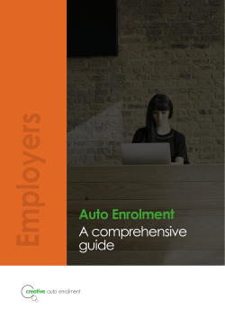 - Creative Auto Enrolment