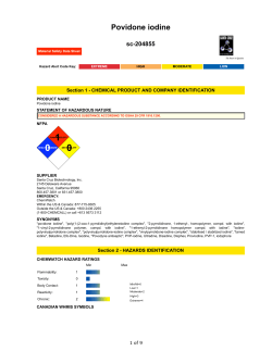Povidone iodine - Santa Cruz Biotechnology