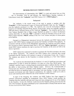 Memorandum of Understanding