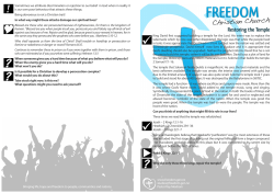 Restoring the Temple - Freedom Christian Church