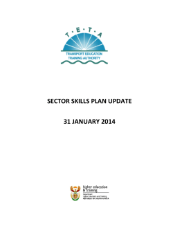 TETA Sector Skills Plan