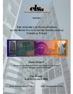 The Assembly of States Parties to the