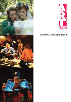 annual report 2010 - The Alliance of Resident Theatres/New York