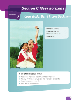 Bend It Like Beckham - Pearson Schools and FE Colleges