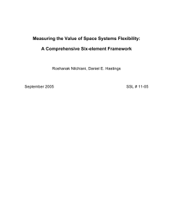 Measuring the Value of Space Systems Flexibility: A Comprehensive