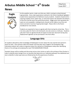May/June 2017 Newsletter - Arbutus Middle
