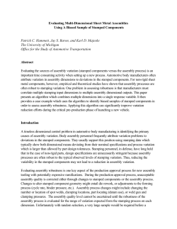 Evaluating Multi-Dimensional Sheet Metal Assemblies Using A