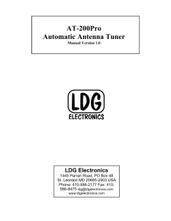 AT-200Pro Automatic Antenna Tuner