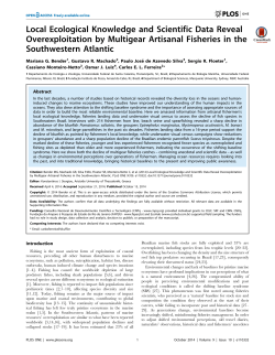 Local Ecological Knowledge and Scientific Data - LECAR