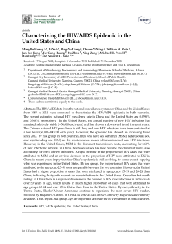 Characterizing the HIV/AIDS Epidemic in the United States and China